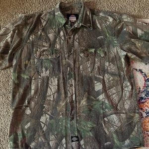 Vintage Dickies Hunter/Camo button up